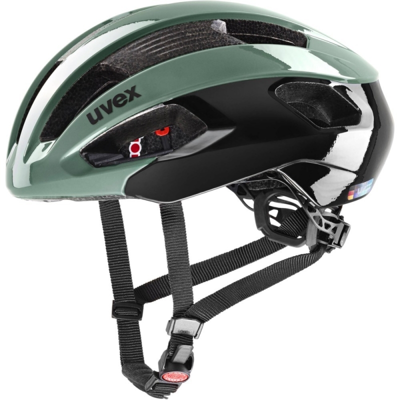 Kask rowerowy Uvex Rise zielono-czarny