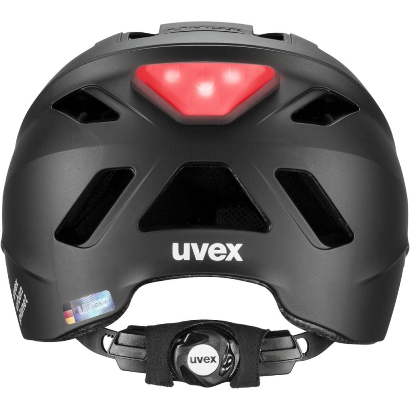 Kask rowerowy Uvex urban planet LED czarny