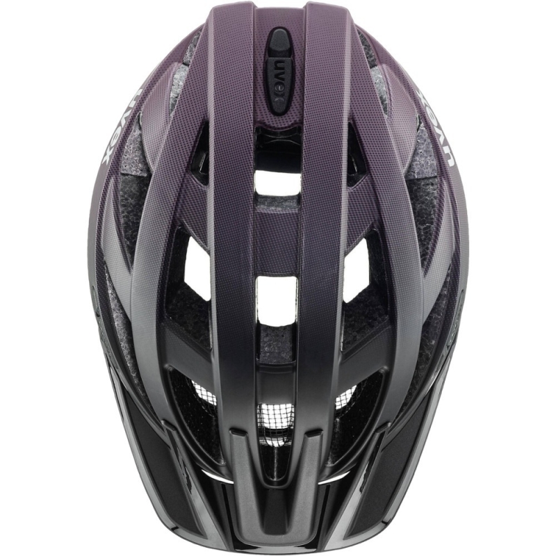 Kask rowerowy Uvex I-vo CC MIPS czarno-fioletowy