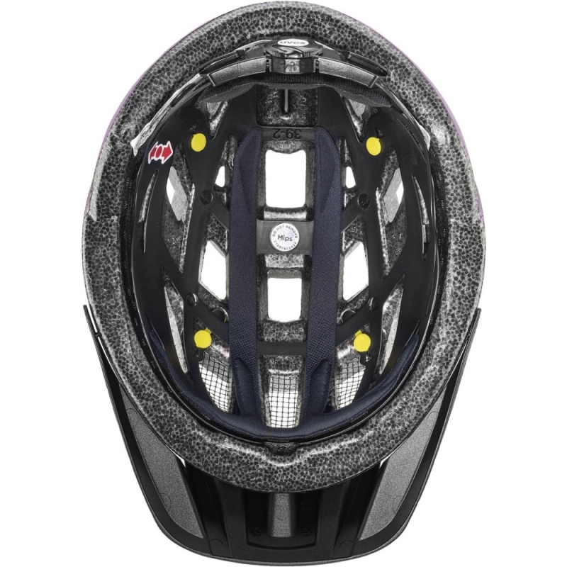 Kask rowerowy Uvex I-vo CC MIPS czarno-fioletowy