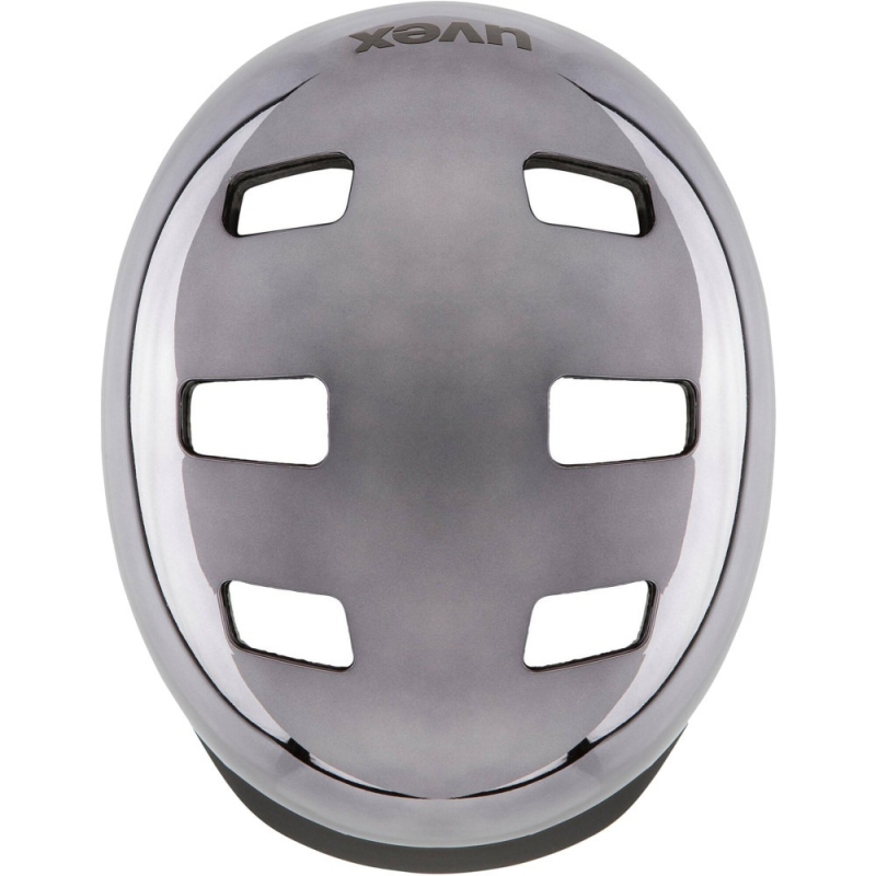 Kask rowerowy orzech Uvex HLMT 5 Bike Pro chrome