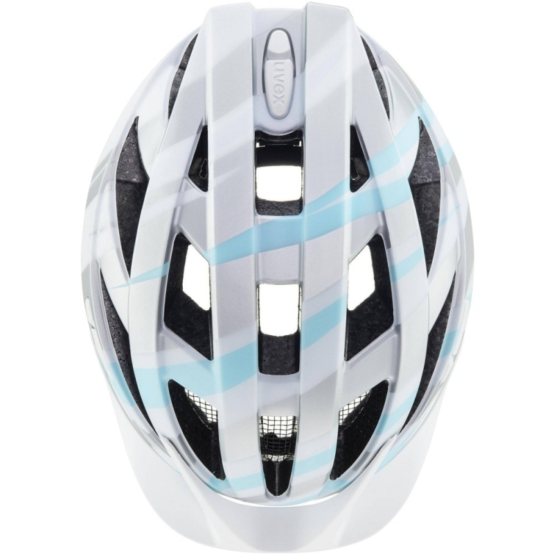 Kask rowerowy Uvex Air Wing CC szaro-niebieski