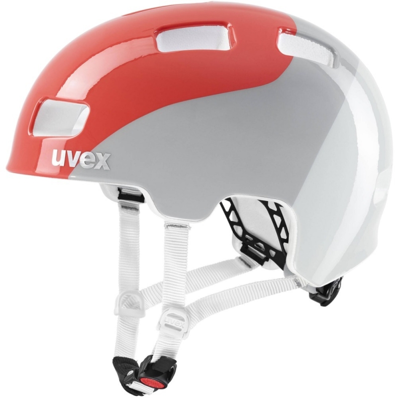 Kask rowerowy Uvex HLMT 4 pomarańczowo-szary