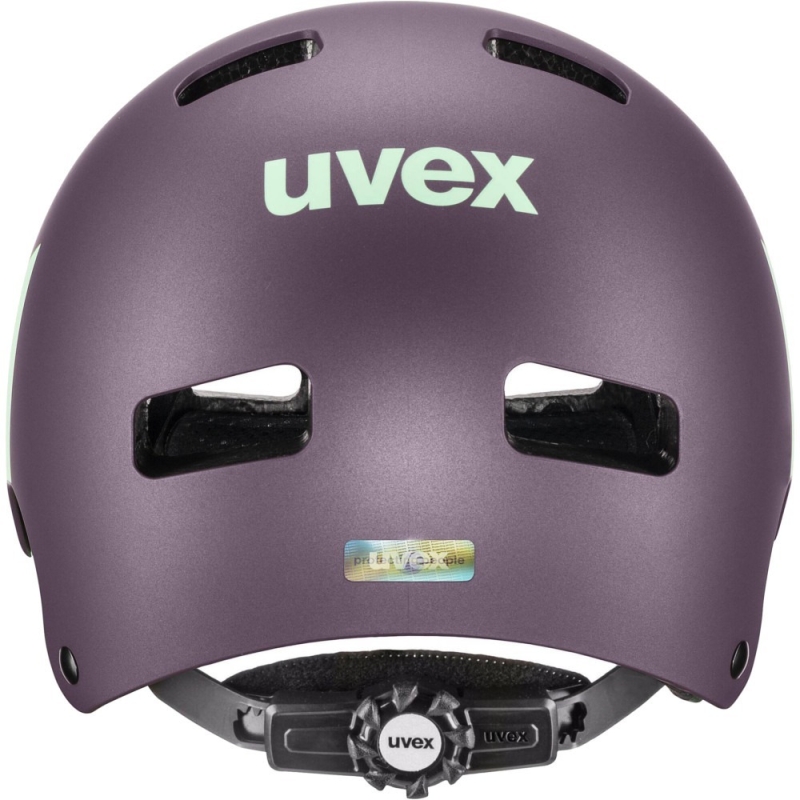Kask rowerowy Uvex Kid 3 CC fioletowo-miętowy