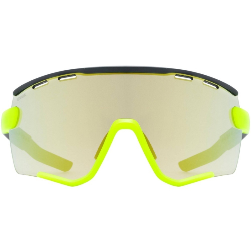Okulary rowerowe Uvex Sportstyle 236 Set czarno-żółte