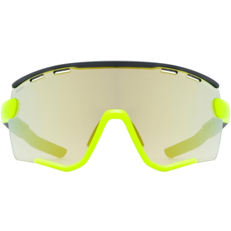 Okulary rowerowe Uvex Sportstyle 236 Set czarno-żółte