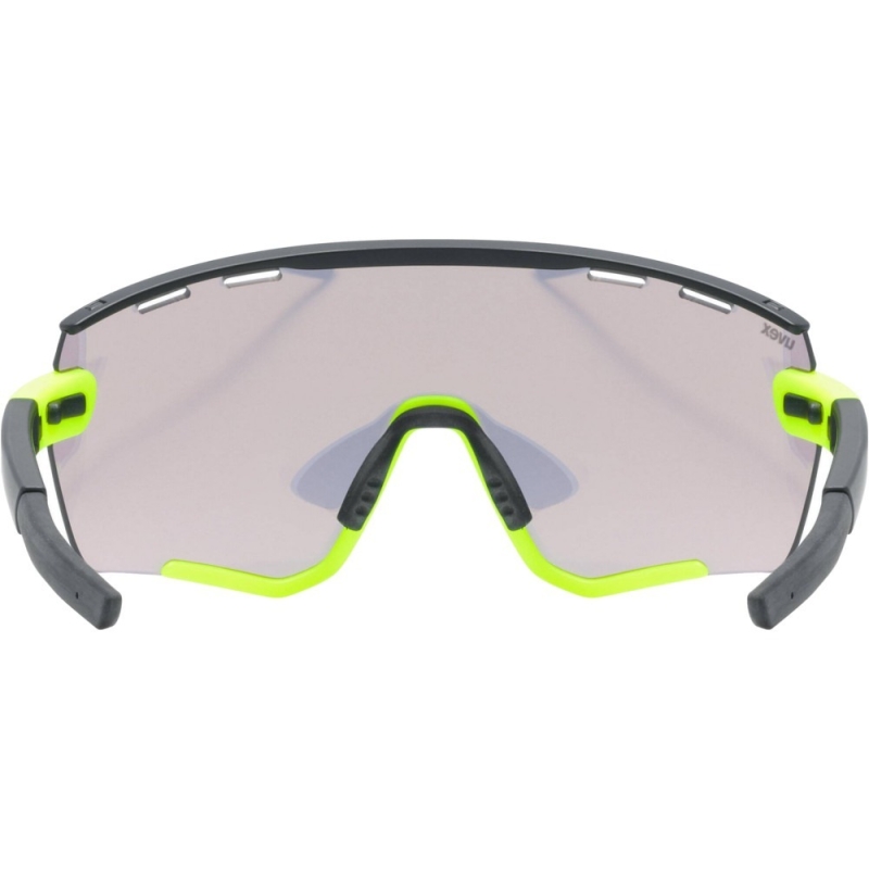 Okulary rowerowe Uvex Sportstyle 236 Set czarno-żółte