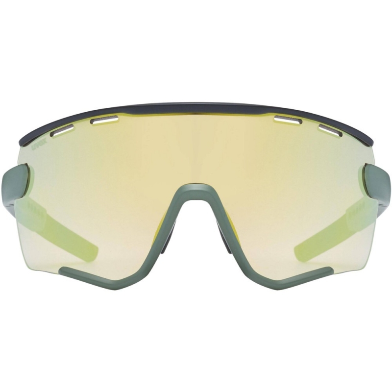 Okulary rowerowe Uvex Sportstyle 236 Set zielono-czarne