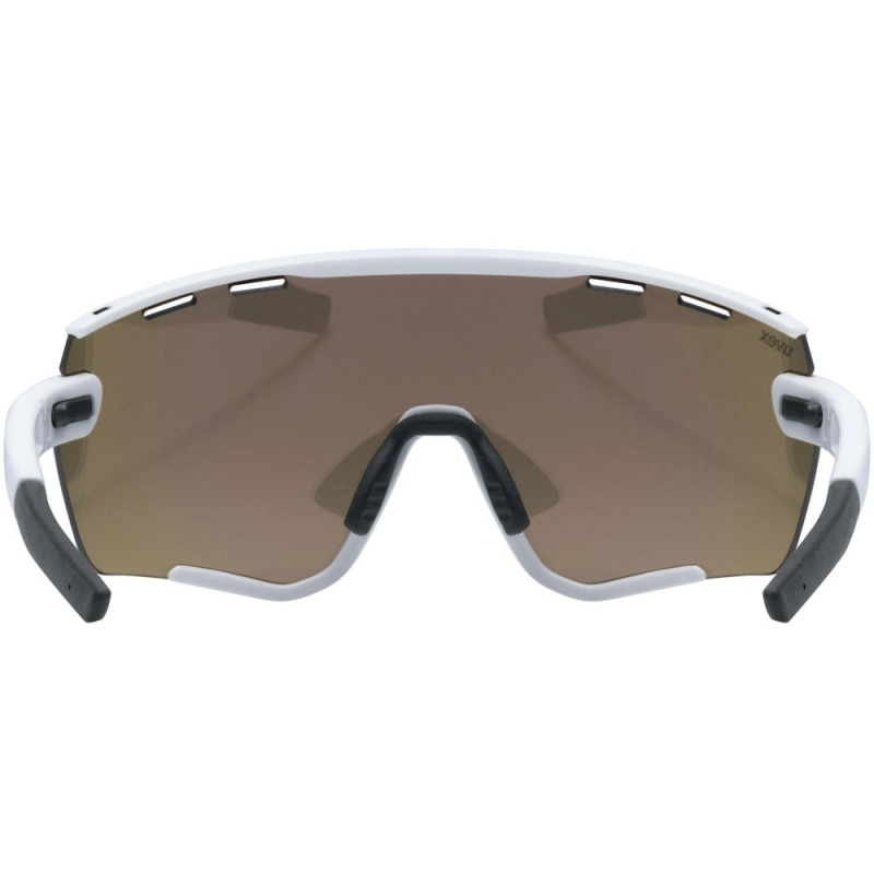 Okulary rowerowe Uvex Sportstyle 236 S Set biało-niebieskie