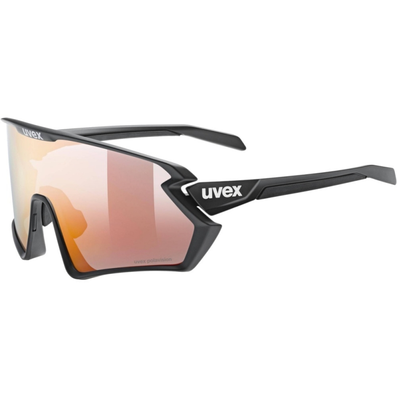 Okulary Uvex sportstyle 231 2.0 P czarno-czerwone