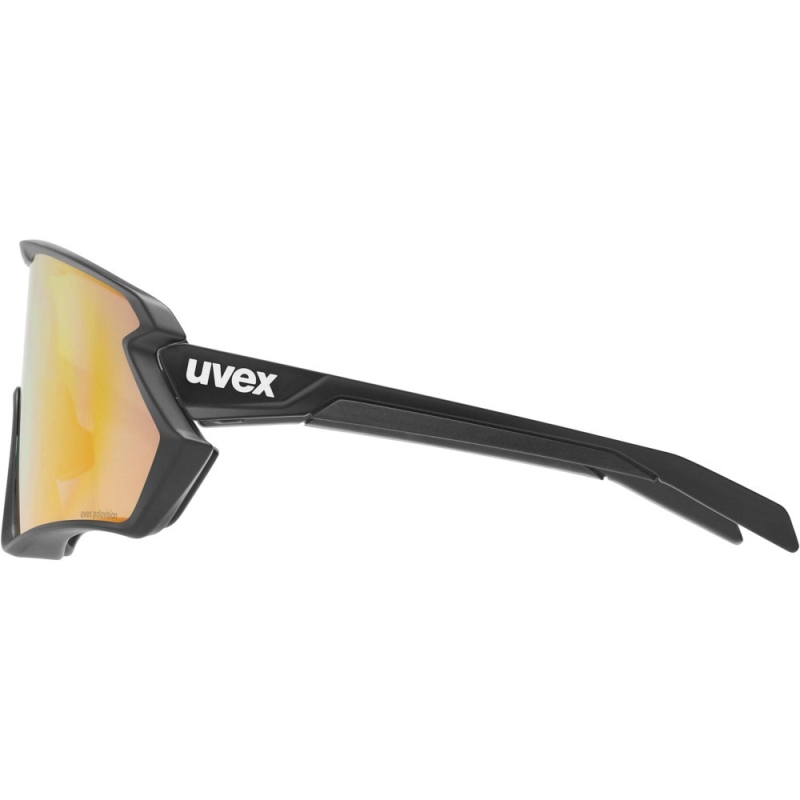 Okulary Uvex sportstyle 231 2.0 P czarno-czerwone