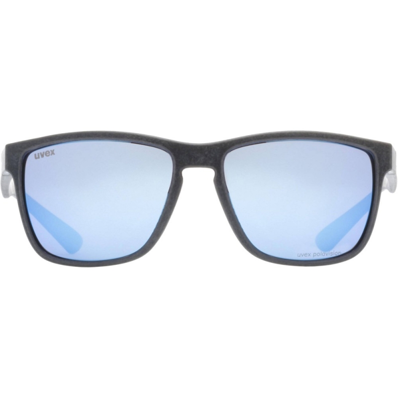 Okulary Uvex LGL ocean 2 P czarno-niebieskie