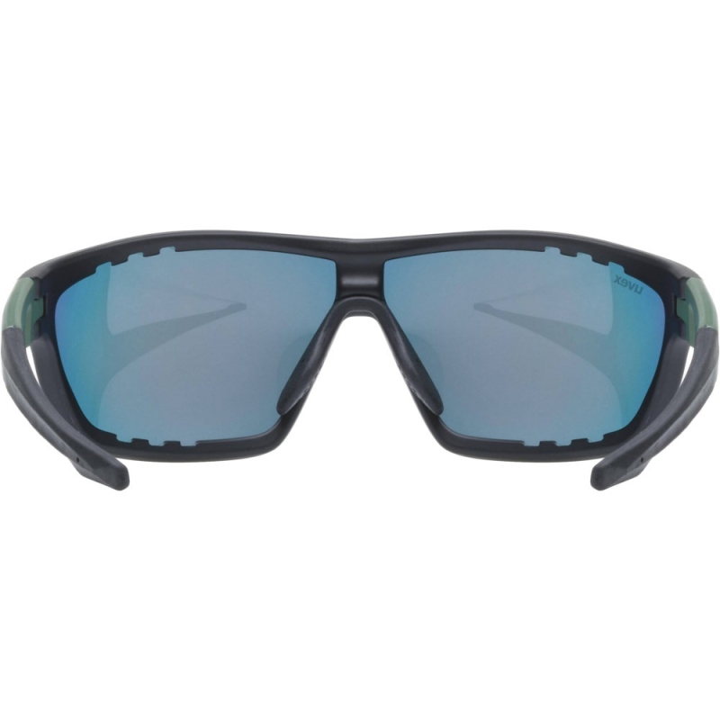 Okulary Uvex sportstyle 706 czarno-zielone