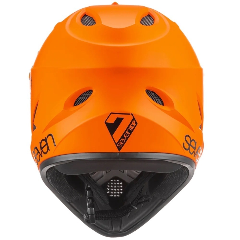 Kask rowerowy Fullface 7iDP M1 pomarańczowy