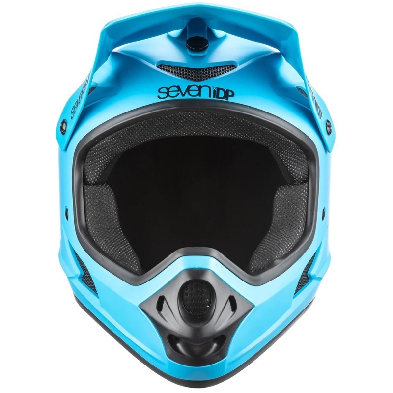 Kask rowerowy Fullface 7iDP M1 Youth błękitny