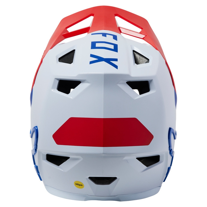 Kask rowerowy Fullface Fox Rampage Ceshyn MIPS biało-niebieski