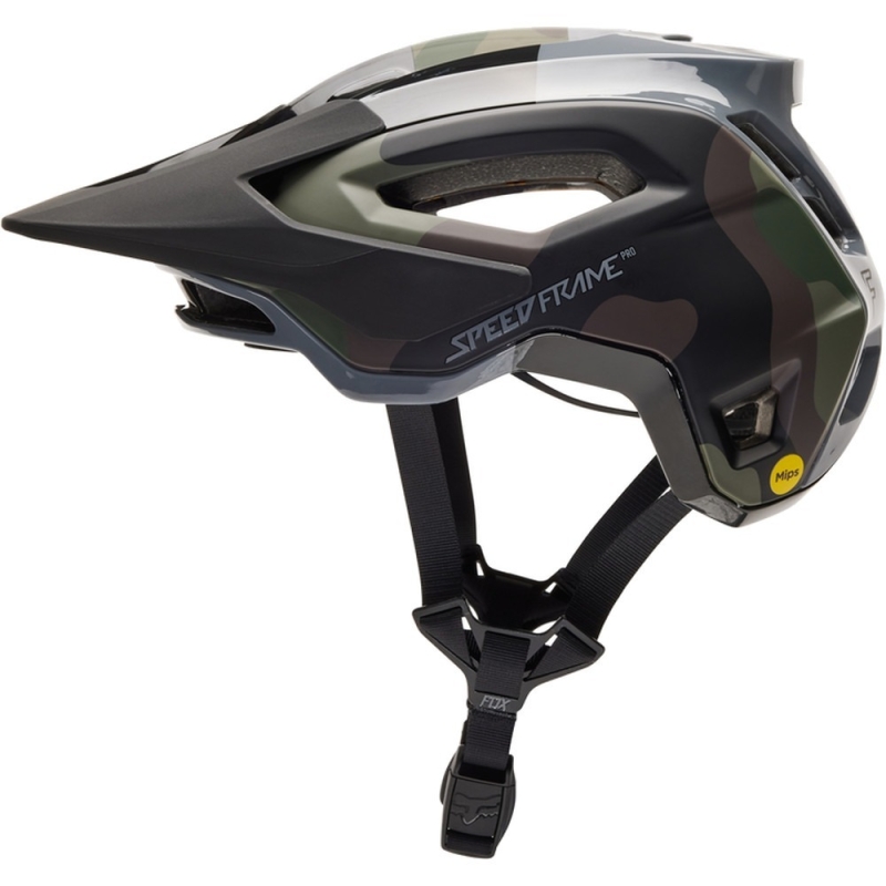 Kask rowerowy Fox Speedframe Pro Camo MIPS oliwkowy