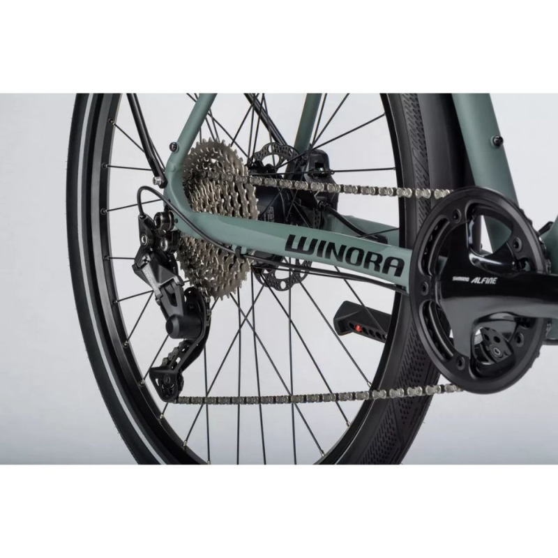 Rower elektryczny Winora E-Flitzer Darkslate Grey CUES