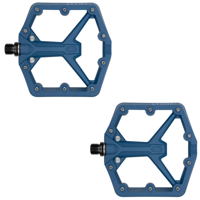 Pedały rowerowe Crank Brothers Stamp 1 Gen 2 Large niebieskie