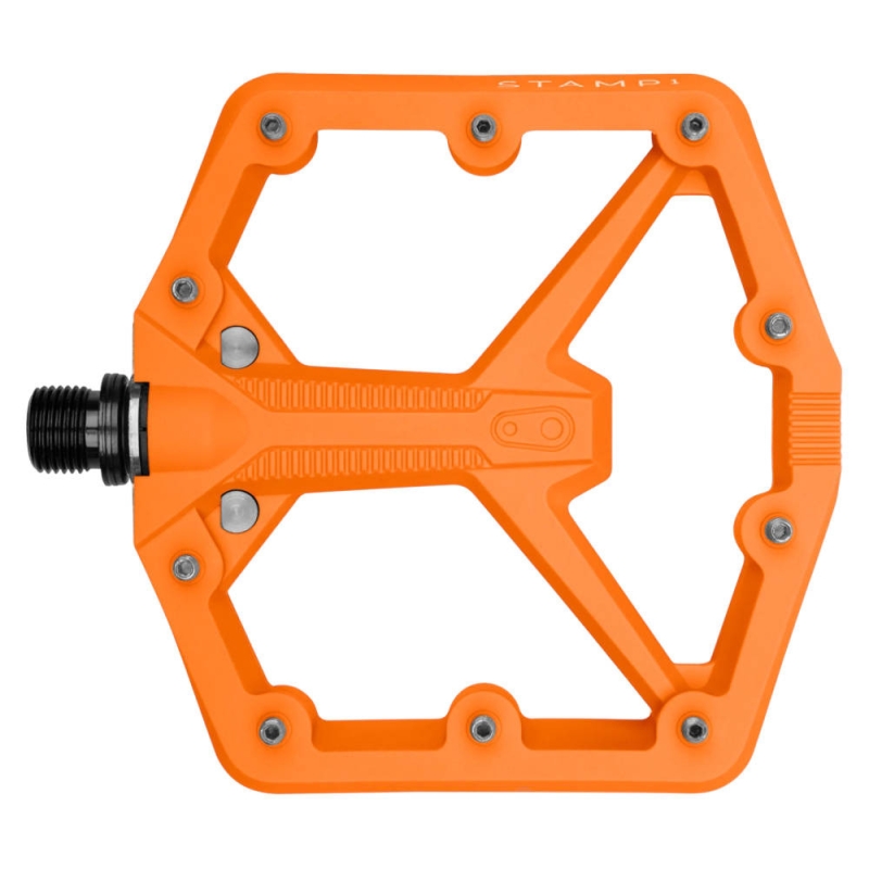 Pedały rowerowe Crank Brothers Stamp 1 Gen 2 Large pomarańczowe