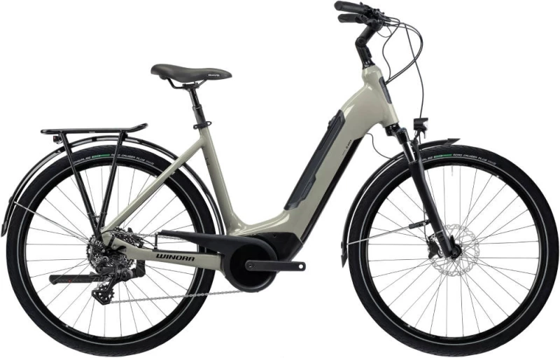 Rower elektryczny Winora Tria 10 Monotube grey