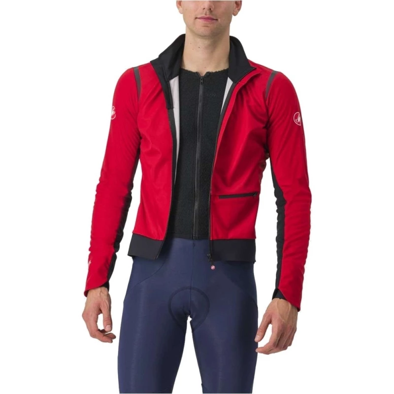 Kurtka rowerowa Castelli Alpha Doppio RoS czerwona