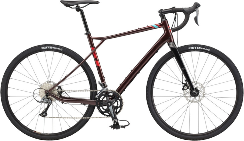 Rower gravel GT Grade Elite burgundowy