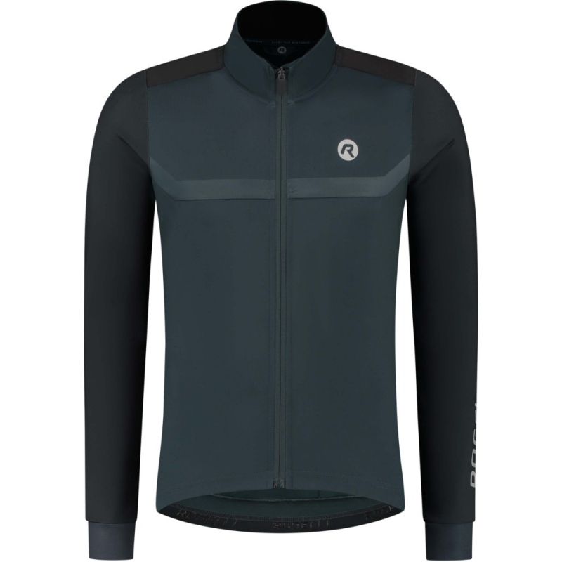 Kurtka rowerowa Rogelli Mono granatowo-czarna