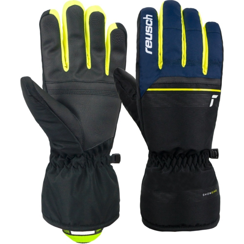 Rękawice narciarskie Reusch Snow King czarno-granatowe