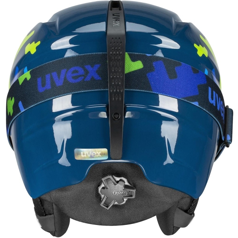 Kask narciarski Uvex Viti Set niebieski
