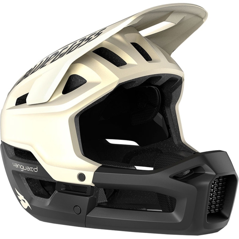 Kask rowerowy Fullface Bluegrass Vanguard Core MIPS biało-czarny