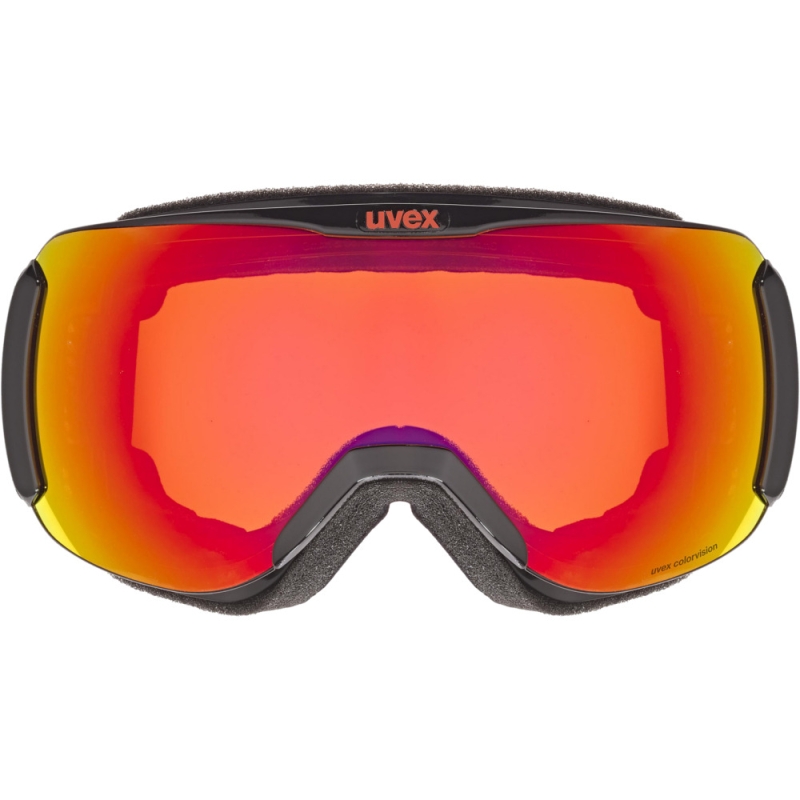 Gogle narciarskie Uvex Downhill 2100 CV czarno-pomarańczowe