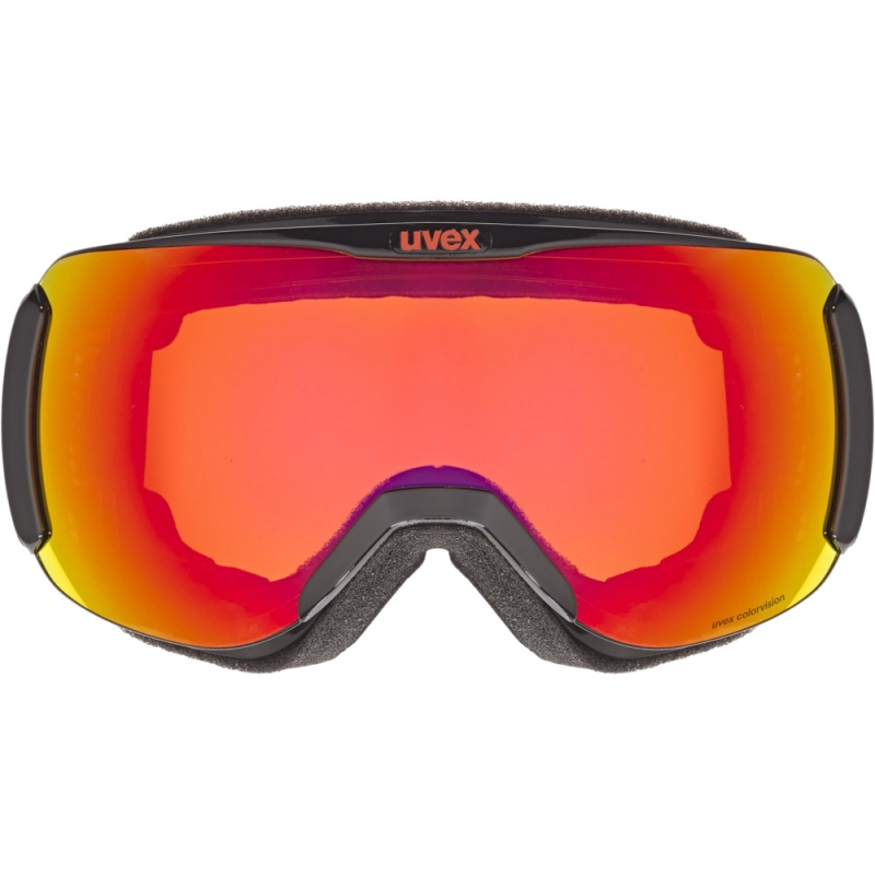 Gogle narciarskie Uvex Downhill 2100 CV czarno-pomarańczowe