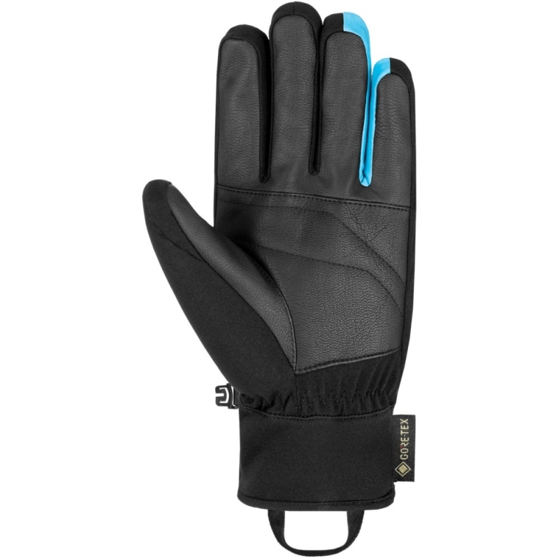 Rękawice narciarskie Reusch Blaster Gore-Tex czarno-niebieskie