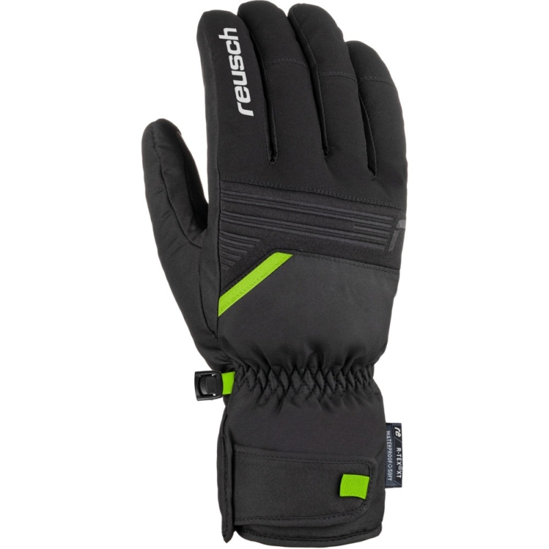 Rękawice narciarskie Reusch Bradley R-TEX XT czarno-zielone