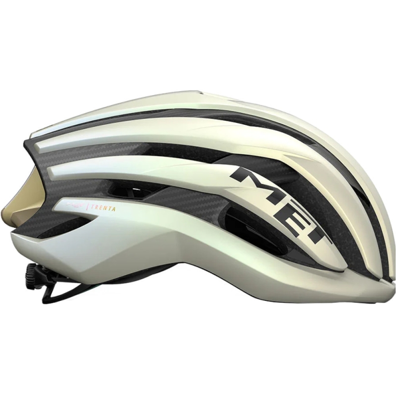 Kask rowerowy MET Trenta 3K Carbon MIPS vanilla ice gold