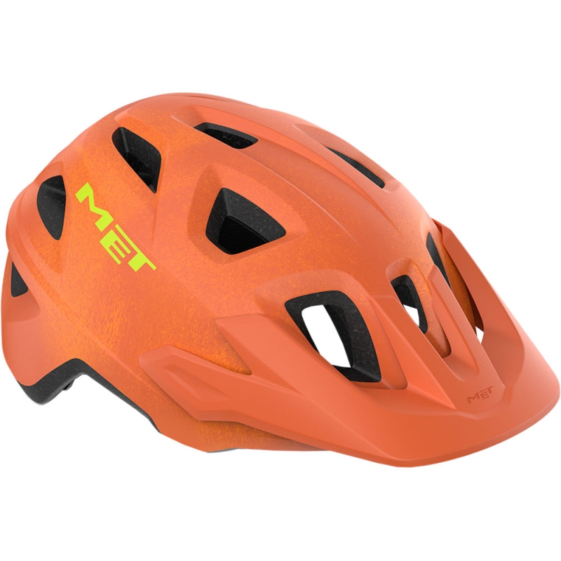 Kask rowerowy MET Eldar pomarańczowy