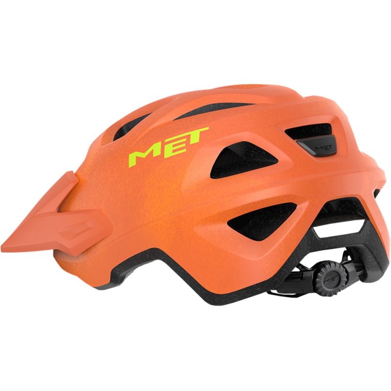 Kask rowerowy MET Eldar pomarańczowy