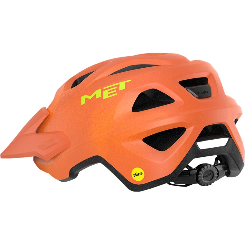 Kask rowerowy MET Eldar MIPS pomarańczowy