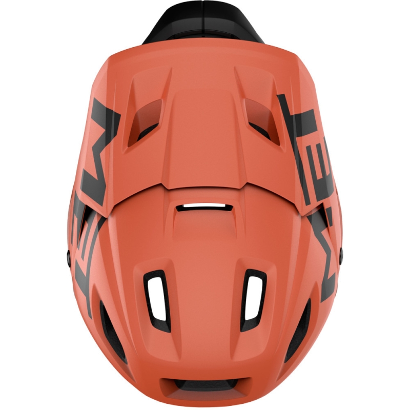 Kask rowerowy Fullface MET Parachute MCR MIPS pomarańczowy