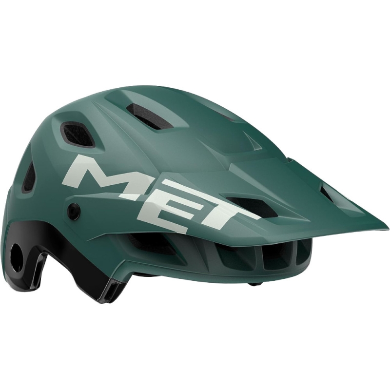 Kask rowerowy Fullface MET Parachute MCR MIPS turkusowy