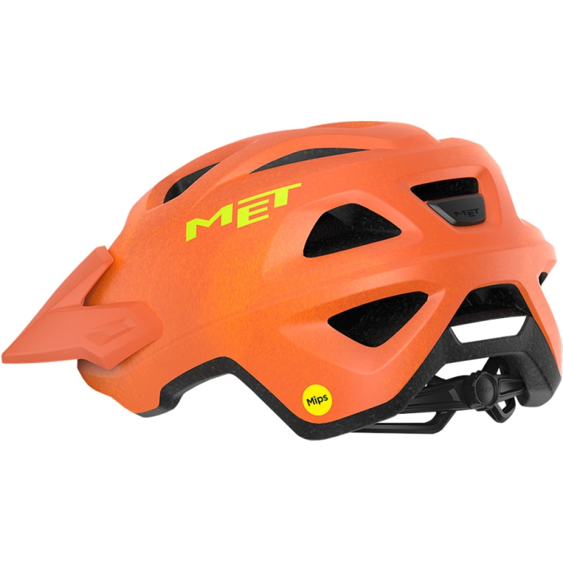 Kask rowerowy MET Echo MIPS pomarańczowy