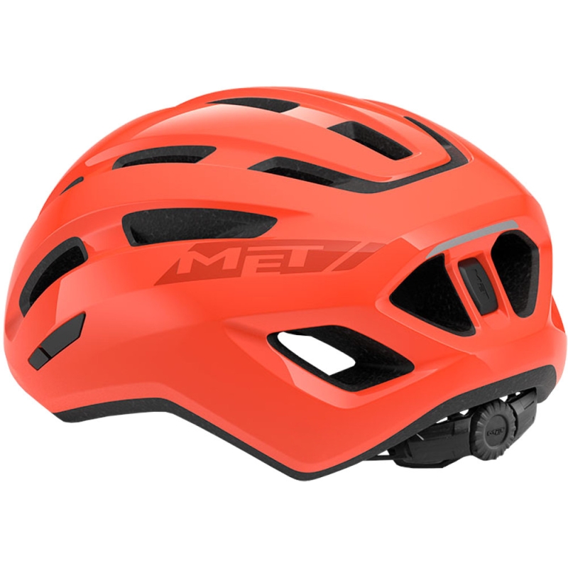 Kask rowerowy MET Miles pomarańczowy