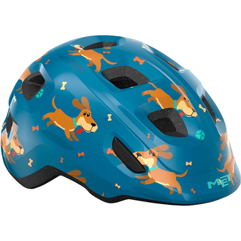 Kask rowerowy MET Hooray niebiesko-brązowy