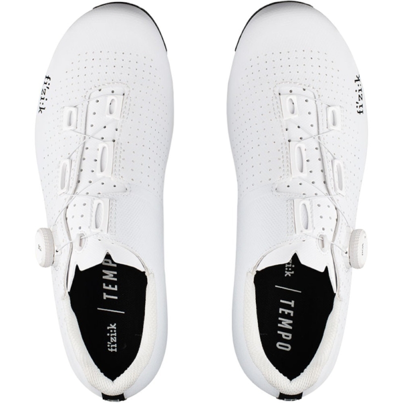 Buty szosowe Fizik Tempo Decos Carbon Wide białe