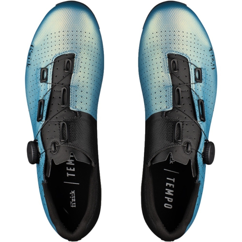 Buty szosowe Fizik Tempo Decos Carbon Iridiscent błękitne