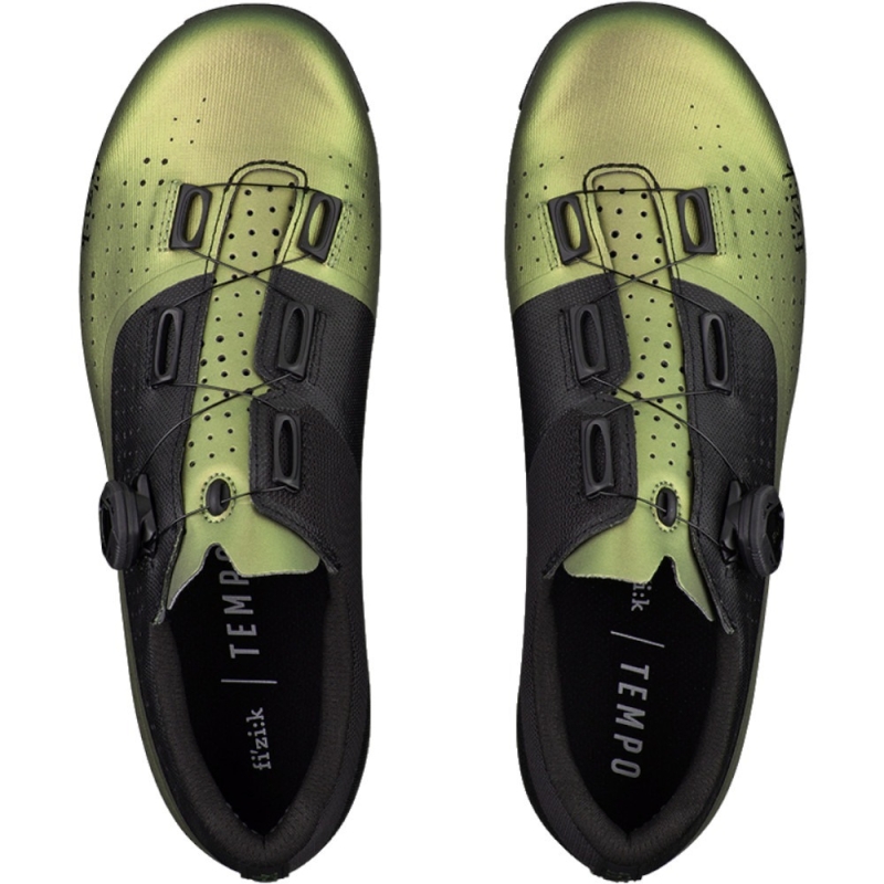 Buty szosowe Fizik Tempo Overcurve R4 Iridiscent Wide zielone