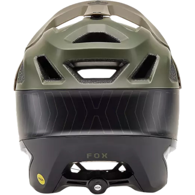 Kask rowerowy Fox Dropframe Pro RUNN MIPS oliwkowy