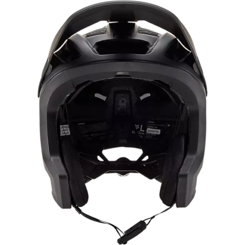 Kask rowerowy Fox Dropframe Pro RUNN czarny