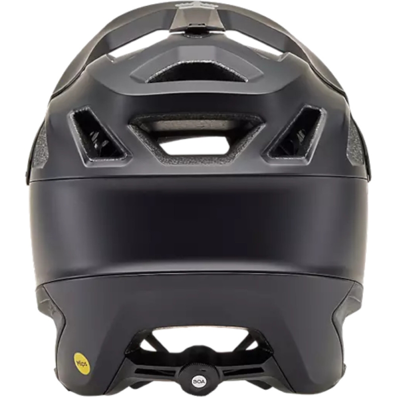 Kask rowerowy Fox Dropframe Pro czarny mat 2024